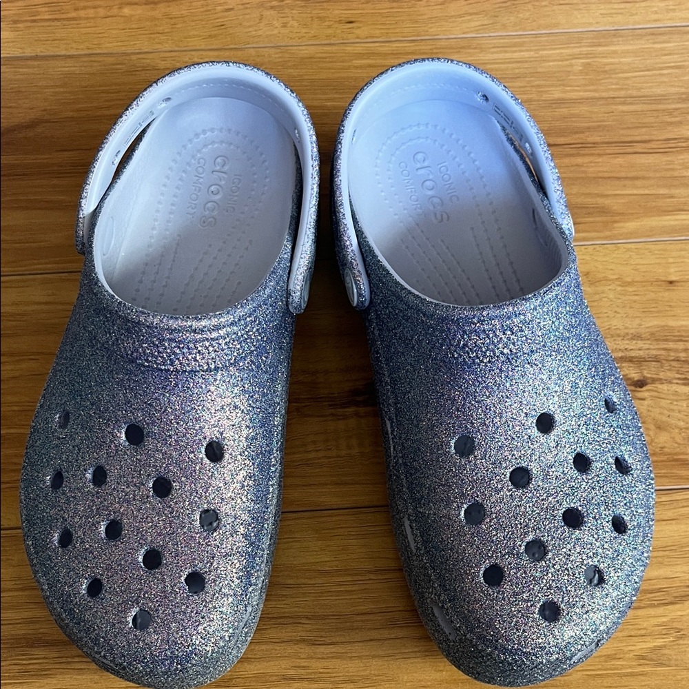 CROCS Sparkly Glitter Slippers
